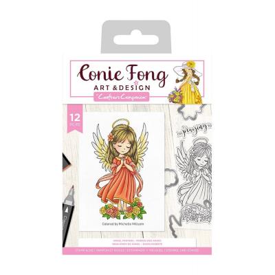 Crafter's Companion Angel Inspiration Clear Stamps & Die - Angel Prayers